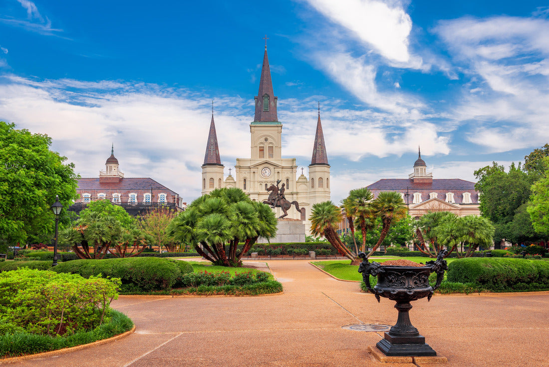Noah Jigsaw Puzzle New Orleans, Louisiana, USA at Jackson Square and St. Louis Cathedral in the morning 2000 pieces