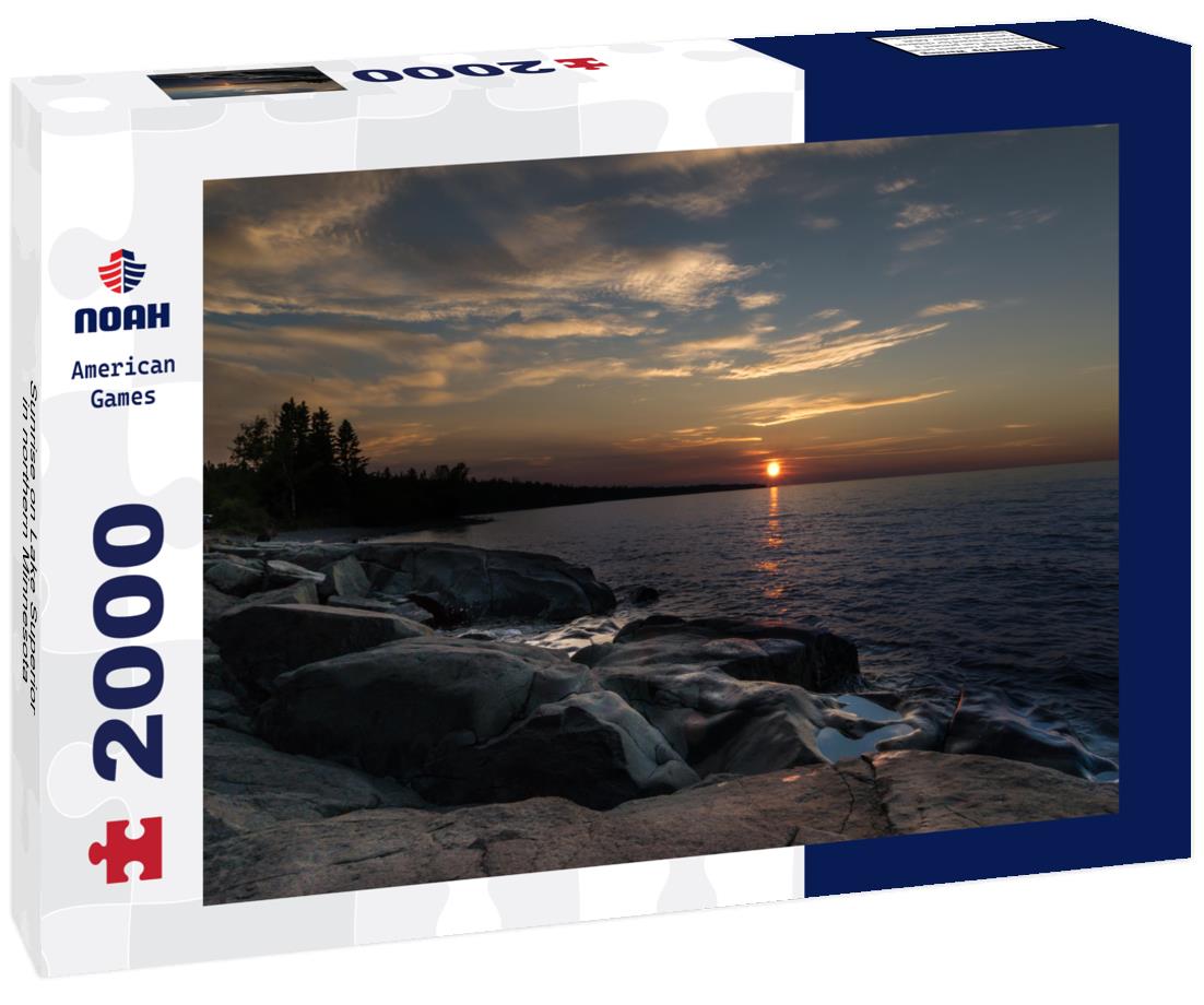 Noah Jigsaw Puzzle Sunrise on Lake Superior in northern Minnesota 2000 pieces