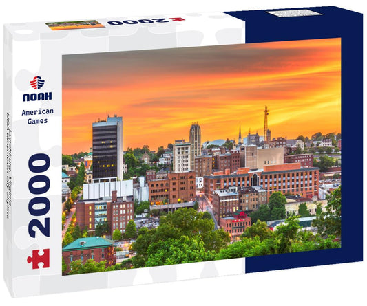 Noah Jigsaw Puzzle Lynchburg, Virginia, USA downtown city skyline 2000 pieces