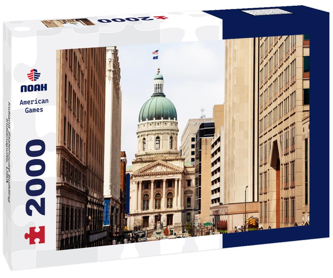 Noah Jigsaw Puzzle Indiana Statehouse building, Indianapolis, USA 2000 pieces