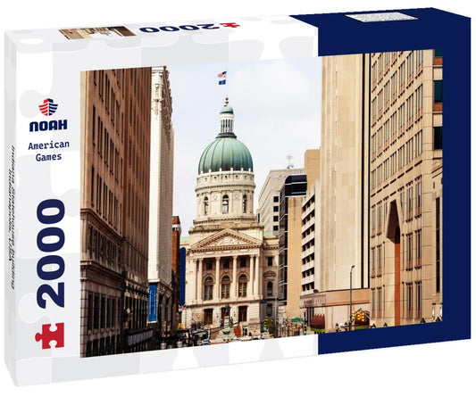 Noah Jigsaw Puzzle Indiana Statehouse building, Indianapolis, USA 2000 pieces