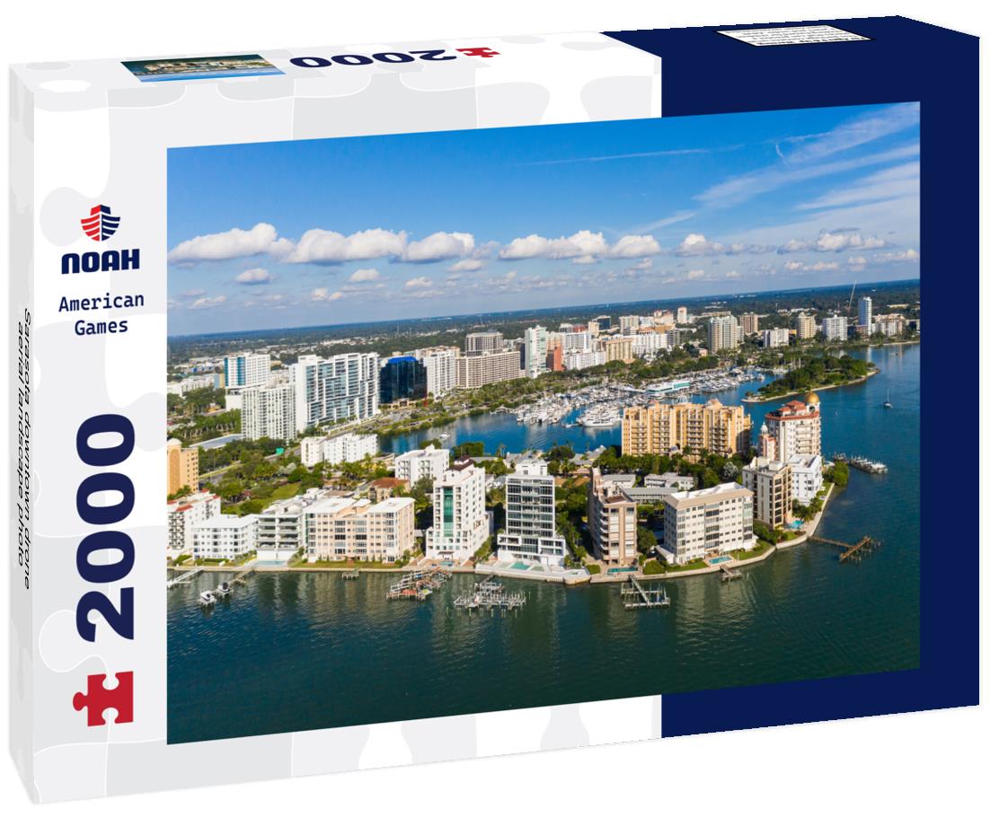 Sarasota downtown drone aerial landscape photo 2000pc Puzzle