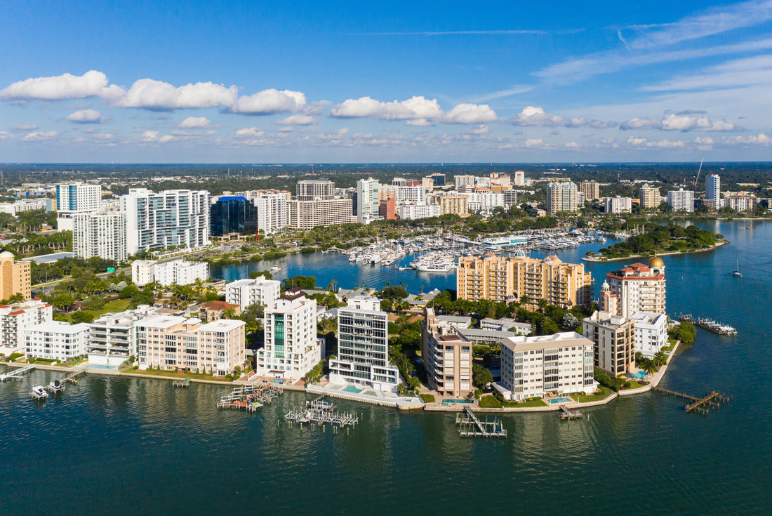 Sarasota downtown drone aerial landscape photo 2000pc Puzzle