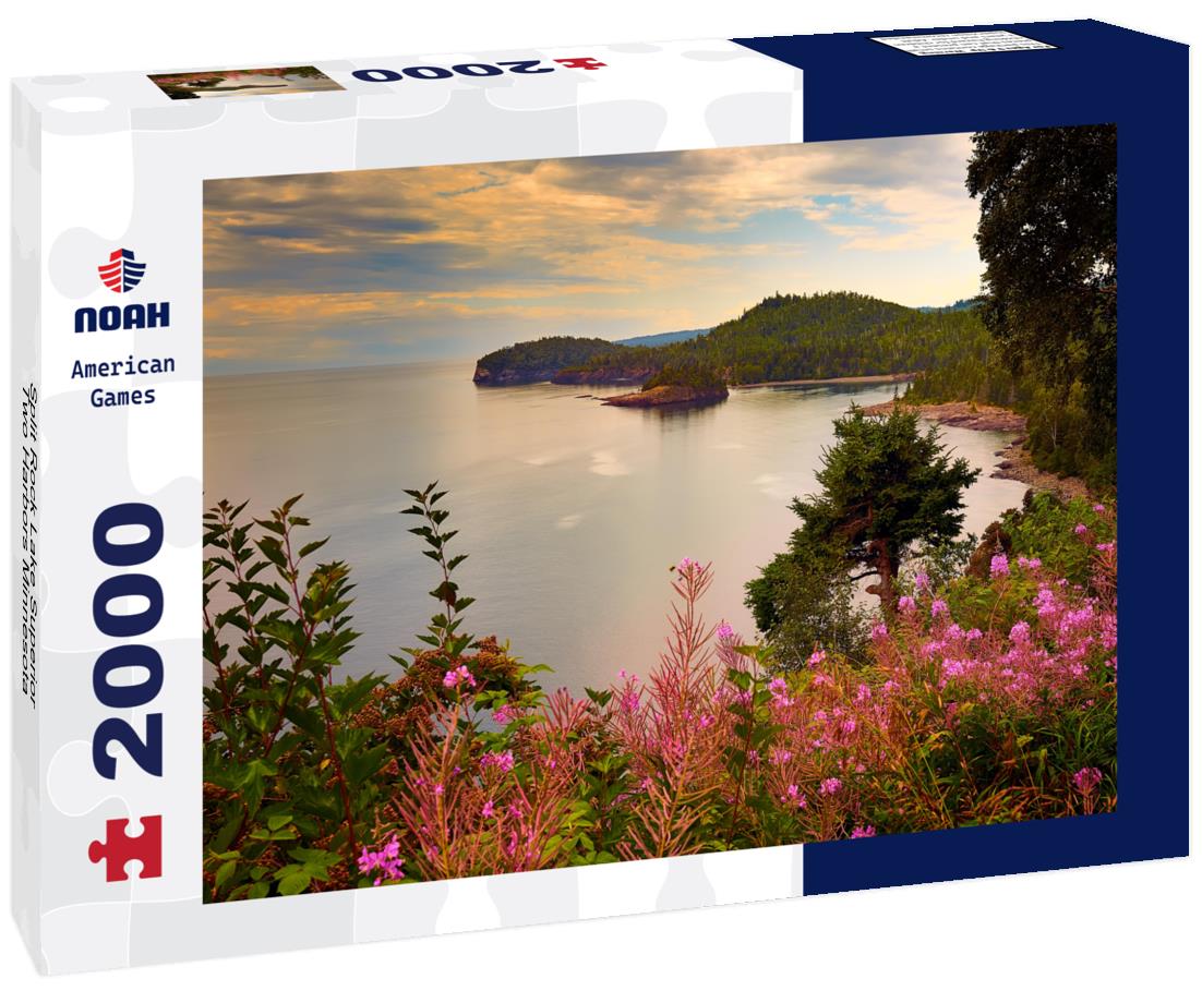 Noah Jigsaw Puzzle Split Rock Lake Superior Two Harbors Minnesota 2000 pieces