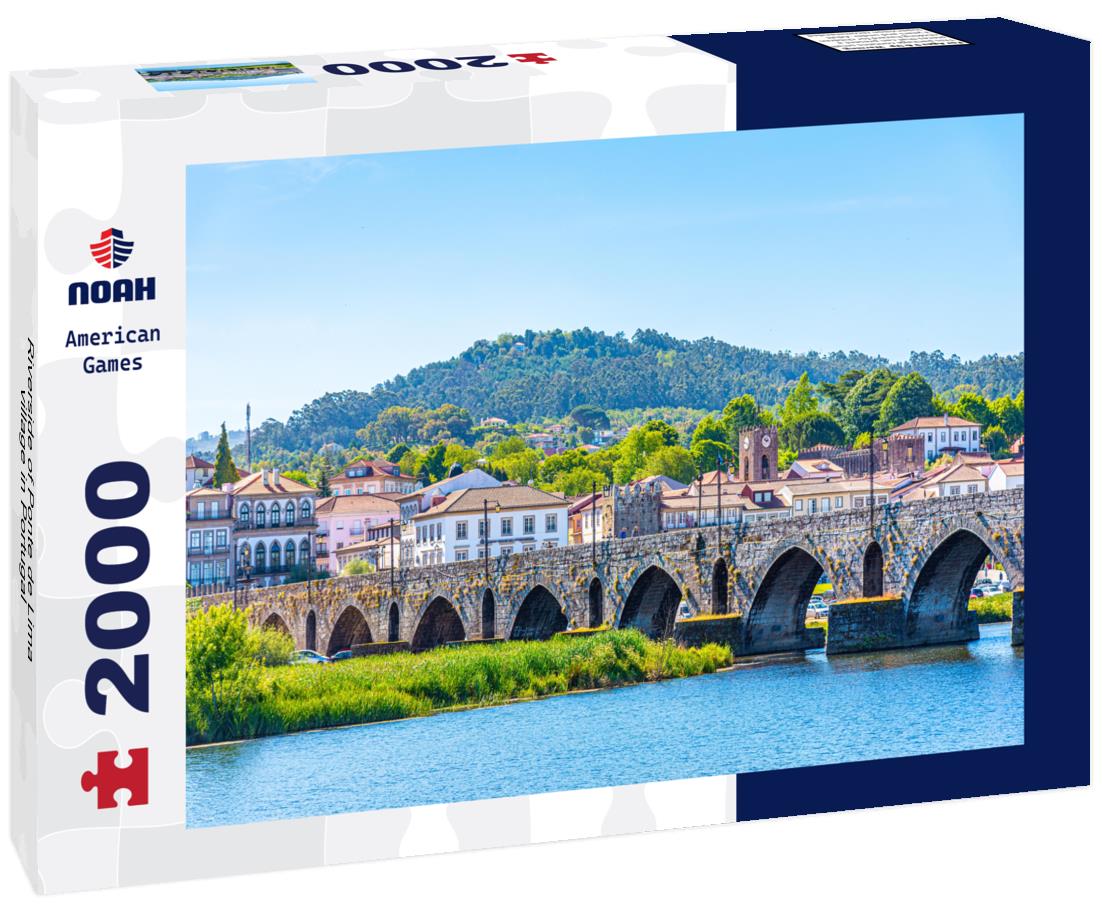 Riverside of Ponte de Lima village in Portugal 2000pc Puzzle