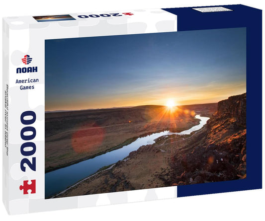 Noah Jigsaw Puzzle Beautiful sunset over the snake river in Idaho 2000 pieces