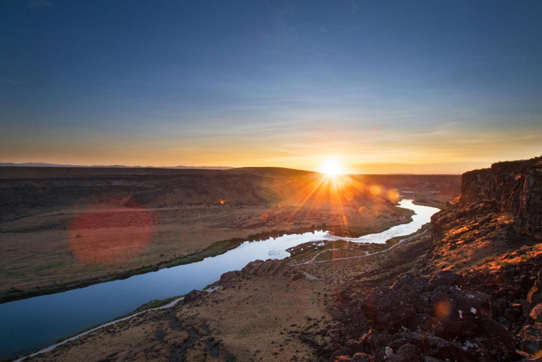 Noah Jigsaw Puzzle Beautiful sunset over the snake river in Idaho 2000 pieces