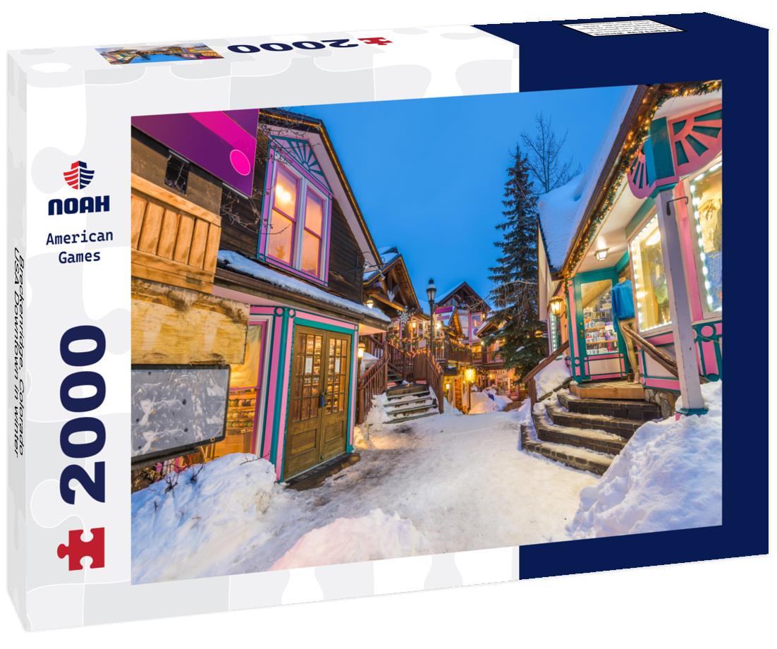 Noah Jigsaw Puzzle Breckenridge, Colorado, USA Downtown in winter 2000 pieces