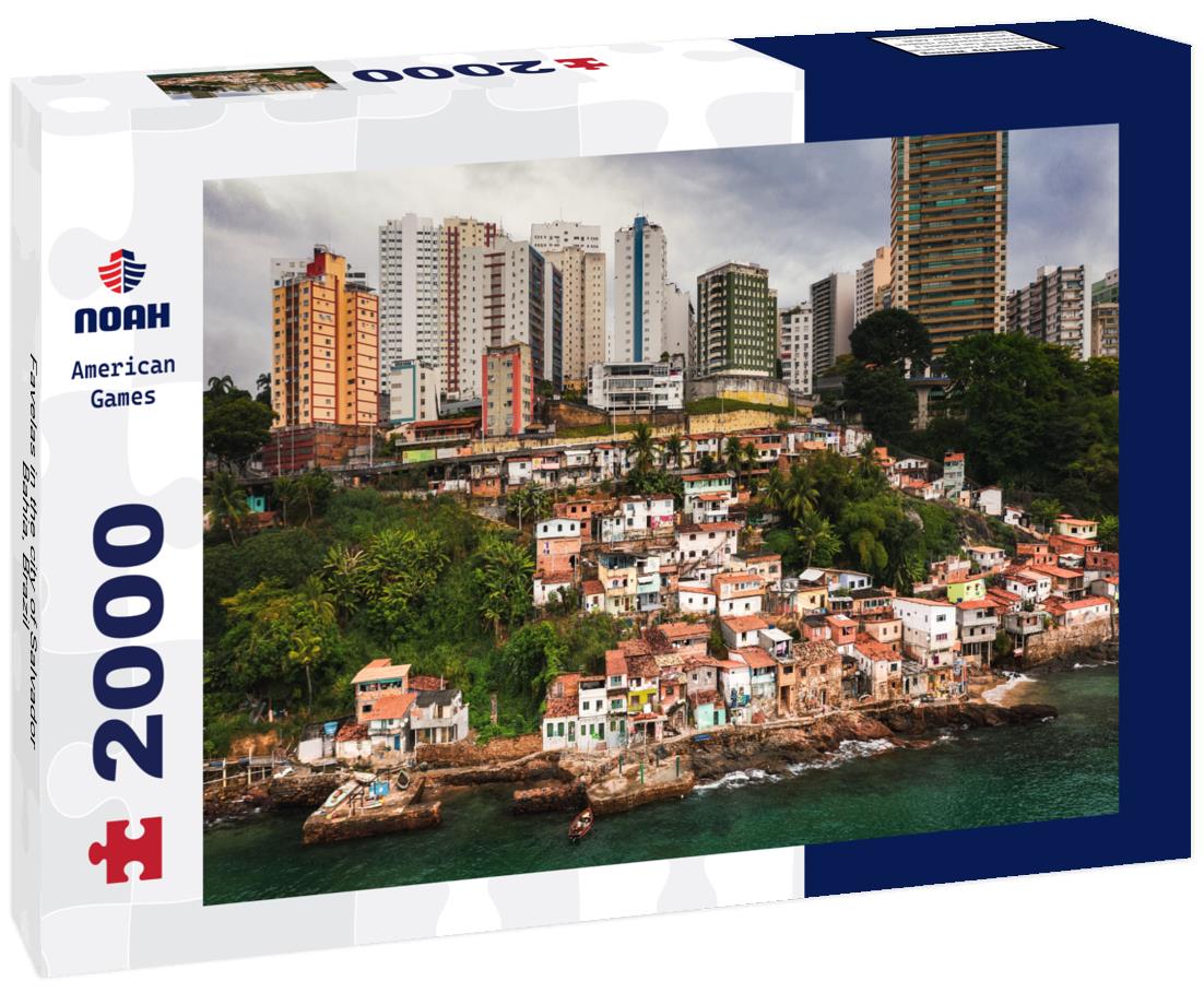 Favelas in the city of Salvador, Bahia, Brazil 2000pc Puzzle
