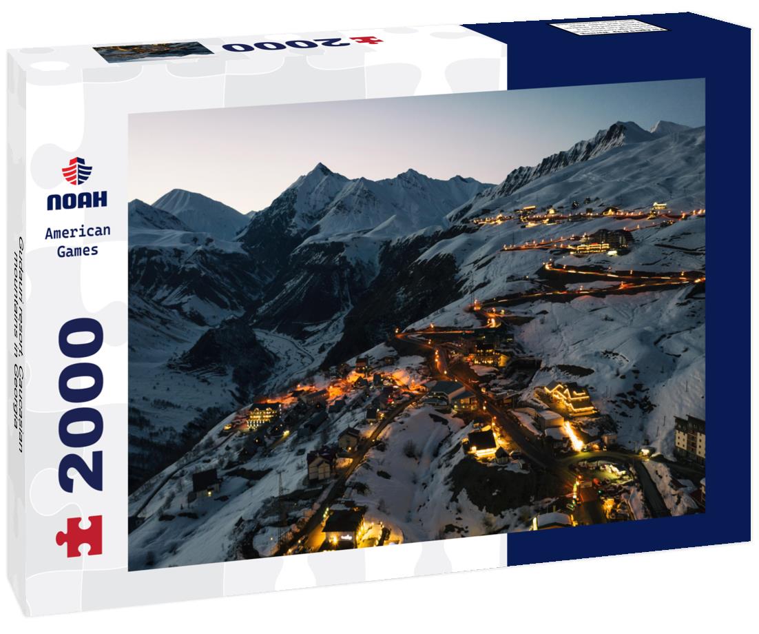 Noah Jigsaw Puzzle Gudauri resort, Caucasian mountains in Georgia 2000 pieces