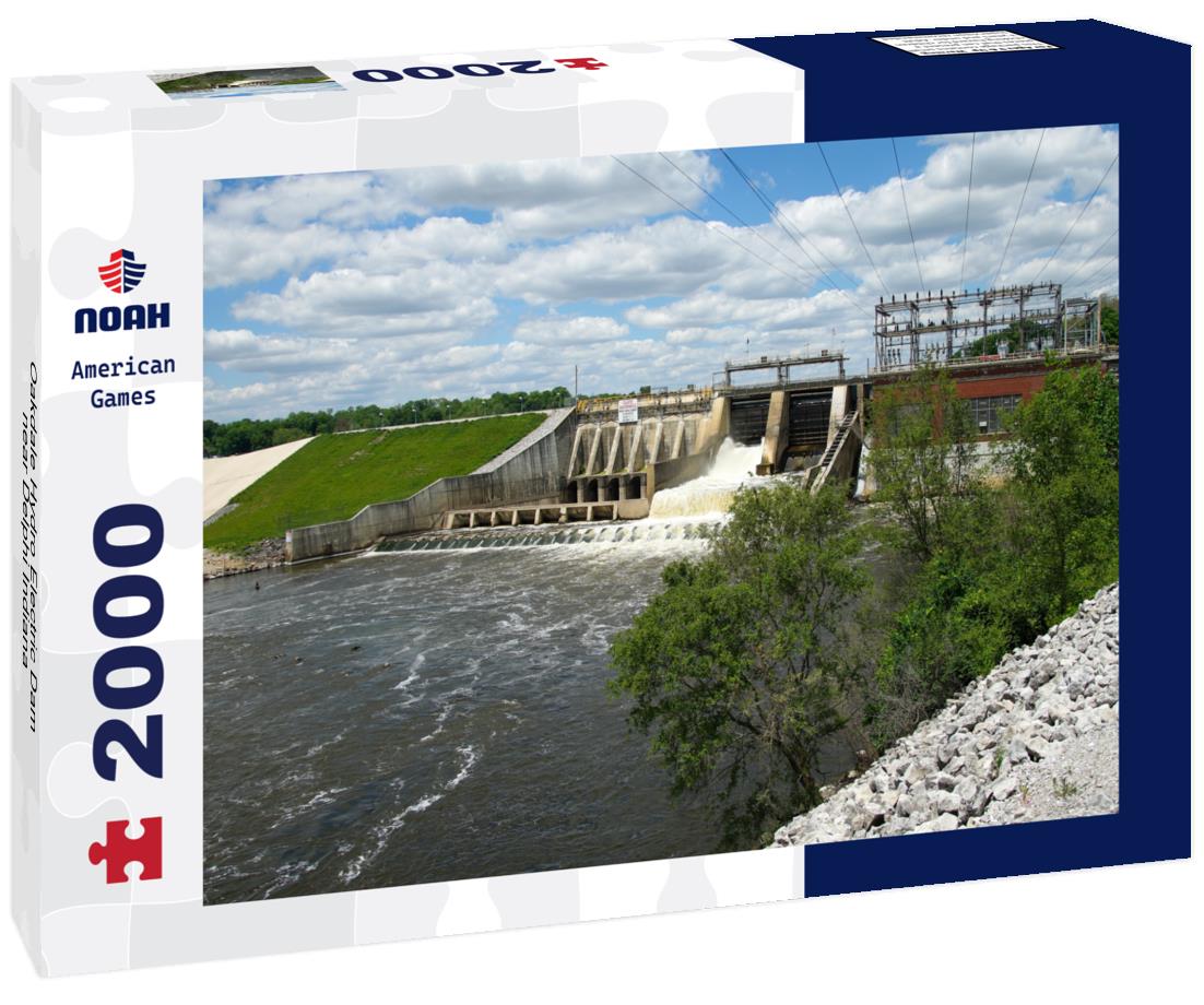 Oakdale Hydro Electric Dam near Delphi Indiana 2000pc Puzzle