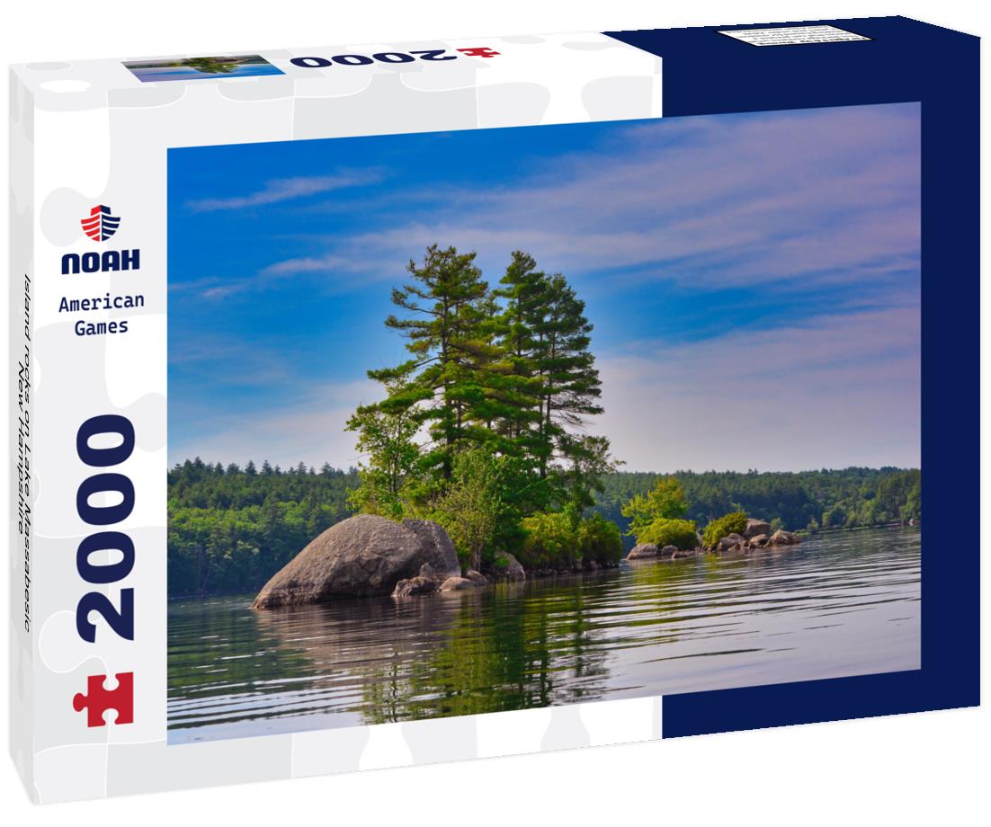Island rocks on Lake Massabesic, New Hampshire 2000pc Puzzle