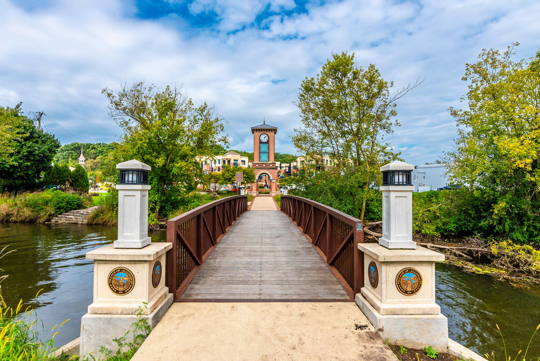 Noah Jigsaw Puzzle Clock Tower view in Algonquin Town of Illinois 2000 pieces