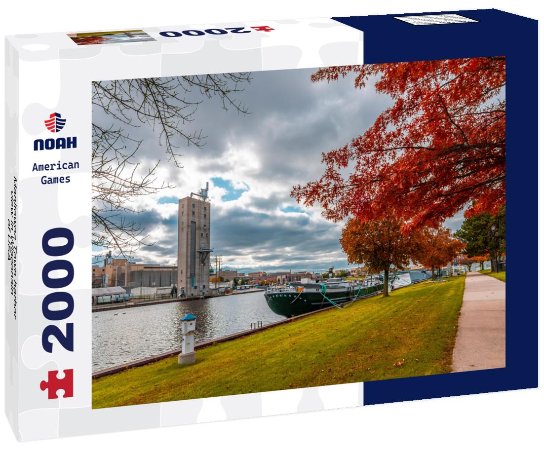 Manitowoc Town harbor view in Wisconsin of USA 2000pc Puzzle