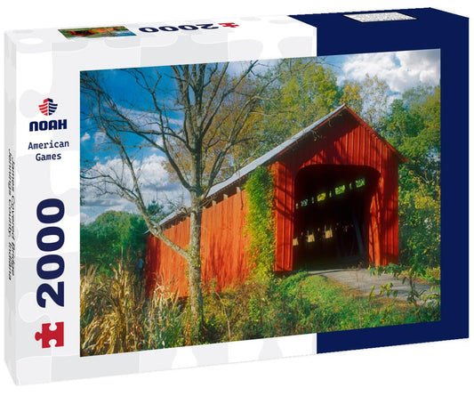 Noah Jigsaw Puzzle James Covered Bridge, Jennings County, Indiana 2000 pieces