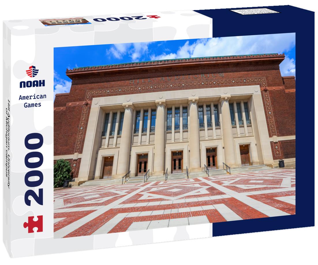 Hill Auditorium, University of Michigan campus 2000pc Puzzle