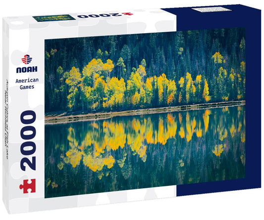 Noah Jigsaw Puzzle Autumn Colors at Fish Lake Near Richfield Utah 2000 pieces