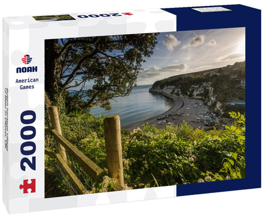 Noah Jigsaw Puzzle British heritage village of Beer in Devon, UK 2000 pieces