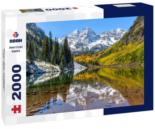 Noah Jigsaw Puzzle Maroon Bells and Maroon Lake, Aspen, Colorado 2000 pieces