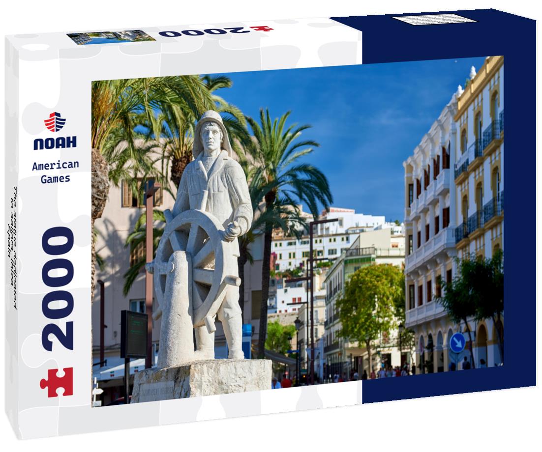 The statue dedicated to sailors, Ibiza. Spain 2000pc Puzzle