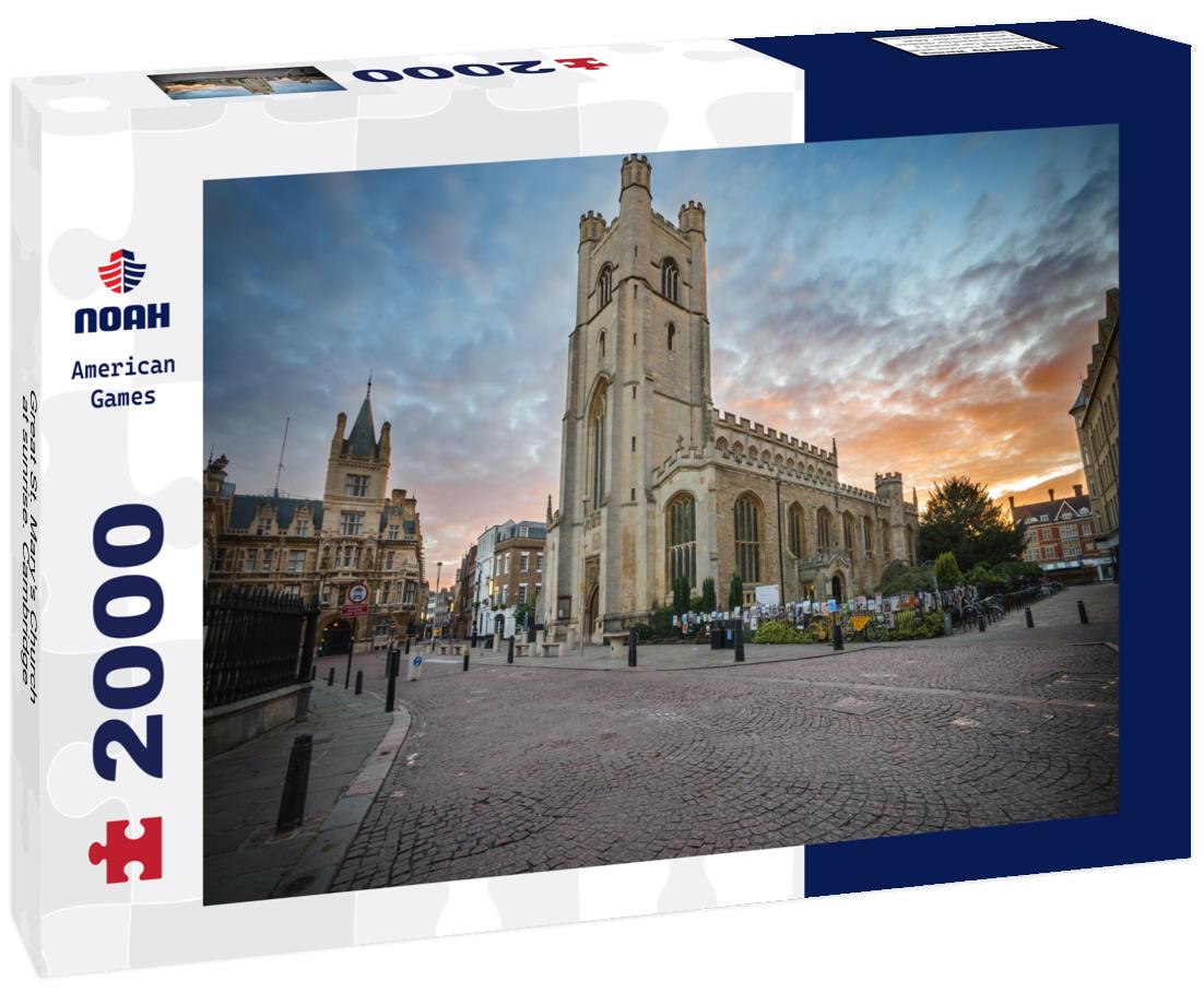 Great St. Mary's Church at sunrise. Cambridge 2000pc Puzzle