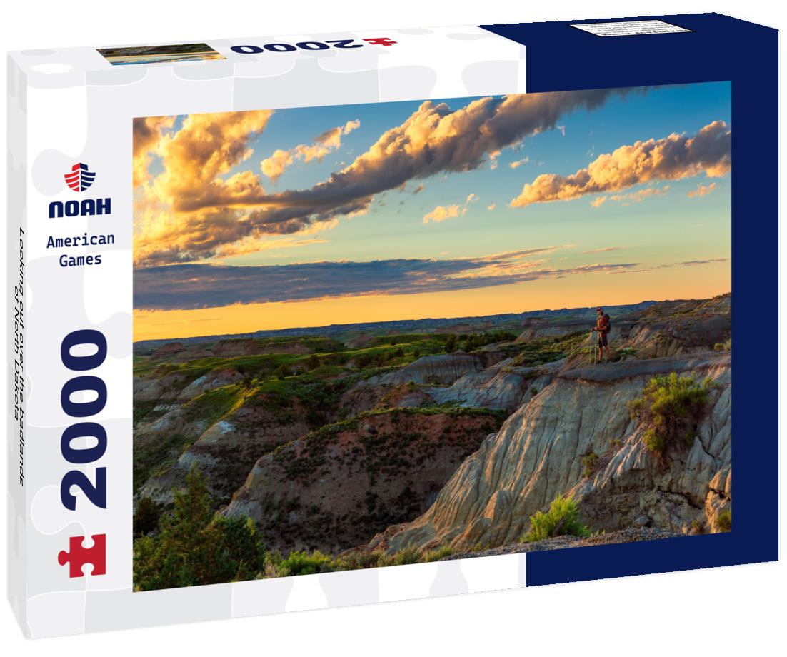 Looking out over the badlands of North Dakota 2000pc Puzzle