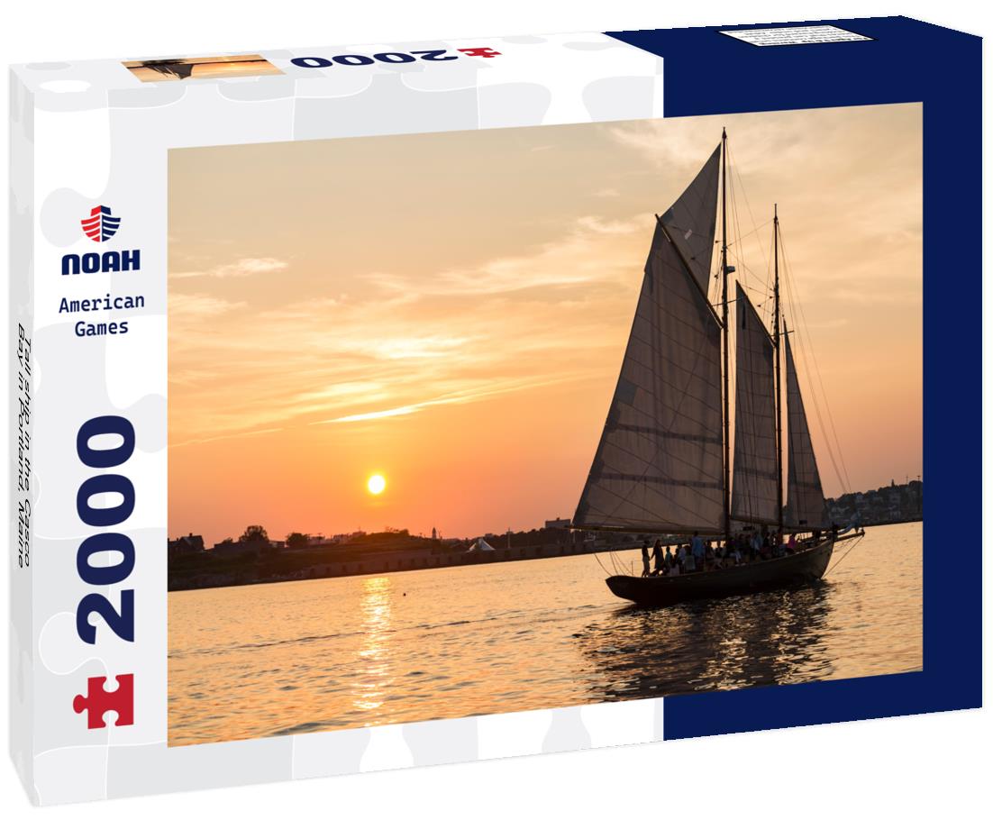 Tall ship in the Casco Bay in Portland, Maine 2000pc Puzzle