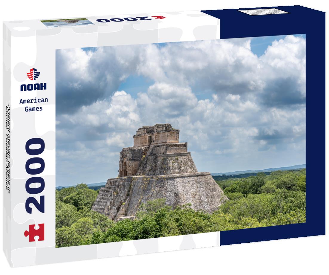 Noah Jigsaw Puzzle Ancient Mayan temple in Uxmal, Yucatan Mexico 2000 pieces