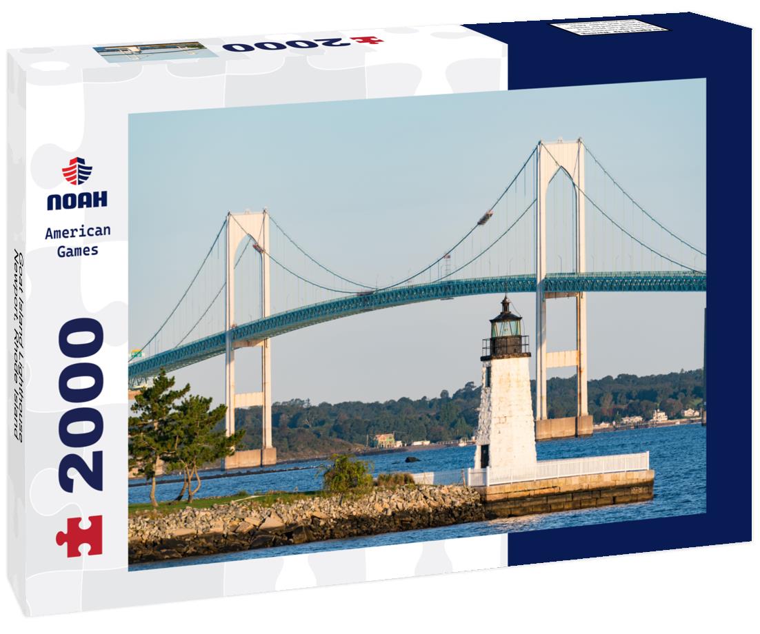 Goat Island Lighthouse, Newport, Rhode Island 2000pc Puzzle
