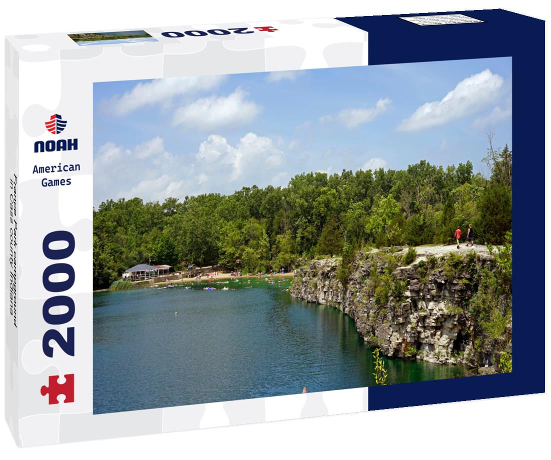 Noah Jigsaw Puzzle France Park campground in Cass county Indiana 2000 pieces