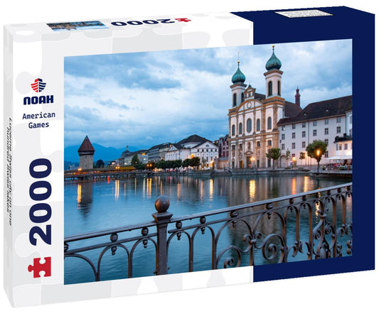 Noah Jigsaw Puzzle Lucerne Swiss city on one hundred Swiss lakes 2000 pieces