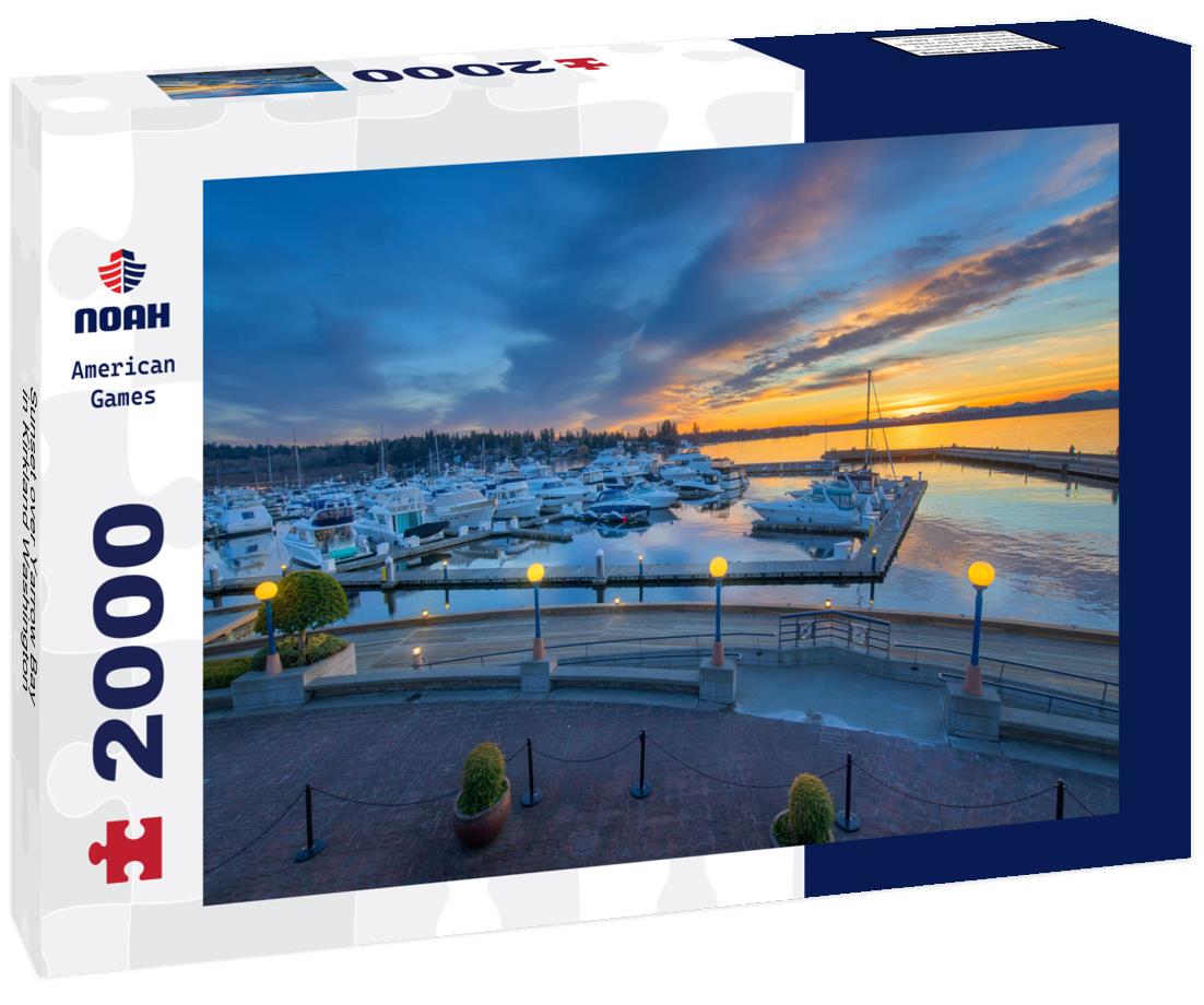 Sunset over Yarrow Bay in Kirkland Washington 2000pc Puzzle