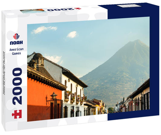 Noah Jigsaw Puzzle Volcan de Agua as seen from Antigua Guatemala 2000 pieces