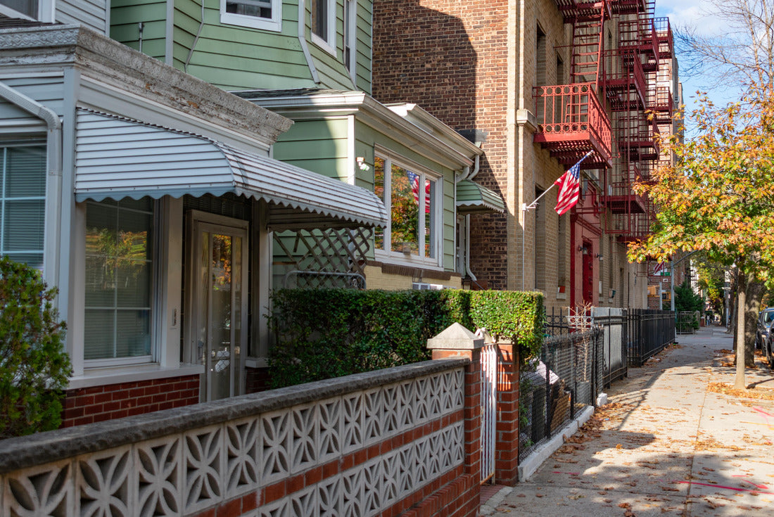 A Row of Old Homes in Astoria Queens New York 2000pc Puzzle