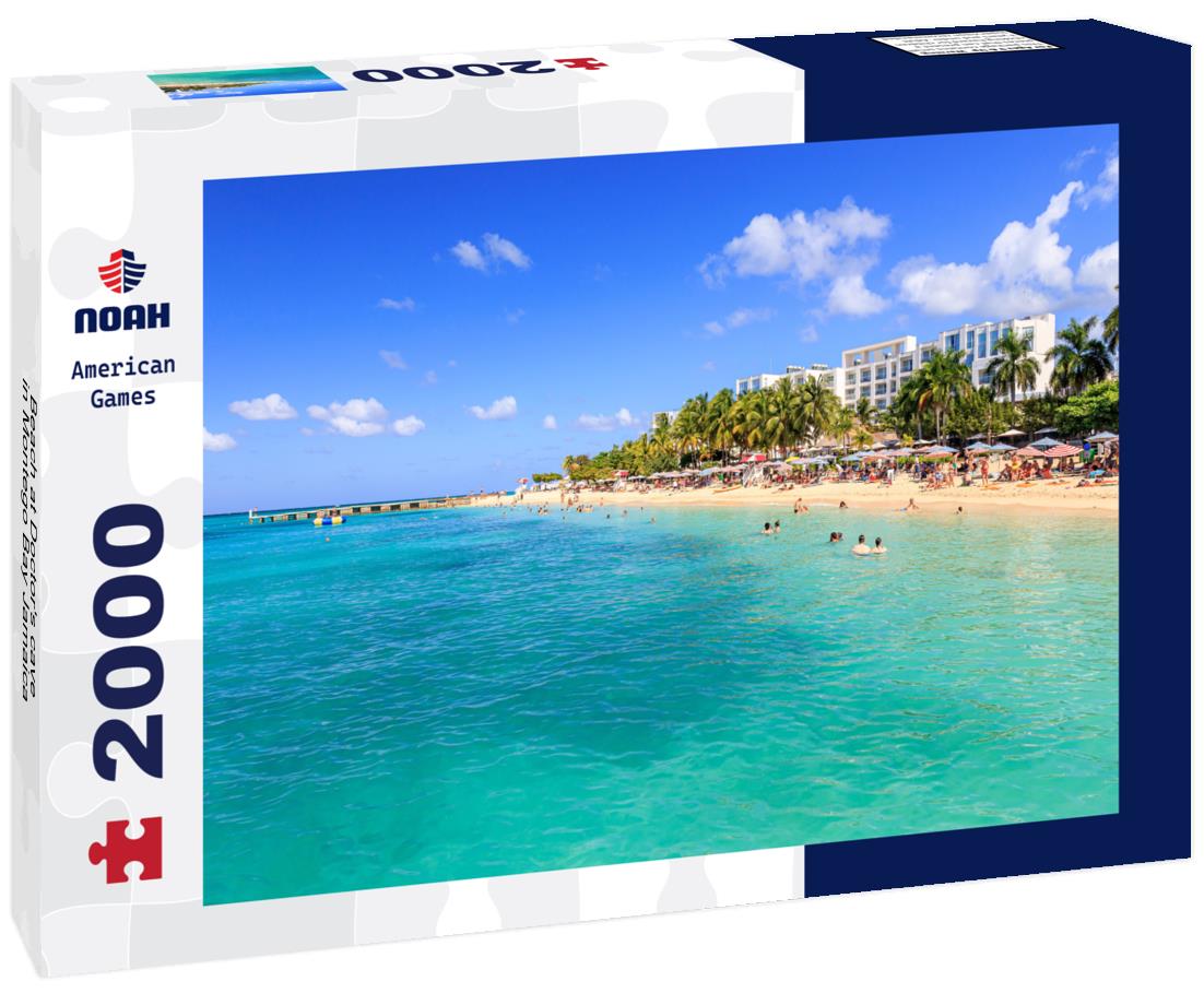 Noah Jigsaw Puzzle Beach at Doctor's cave in Montego Bay Jamaica 2000 pieces