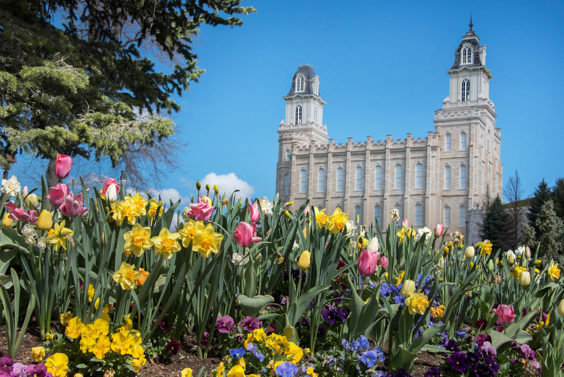 Latter Day Saint Temple grounds in Manti Utah 2000pc Puzzle