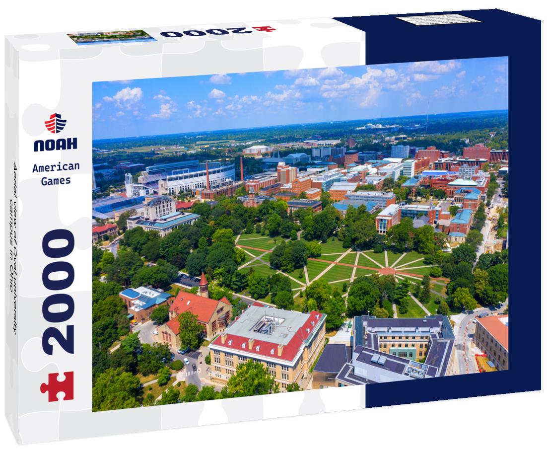 Aerial view of Oval university campus in Ohio 2000pc Puzzle