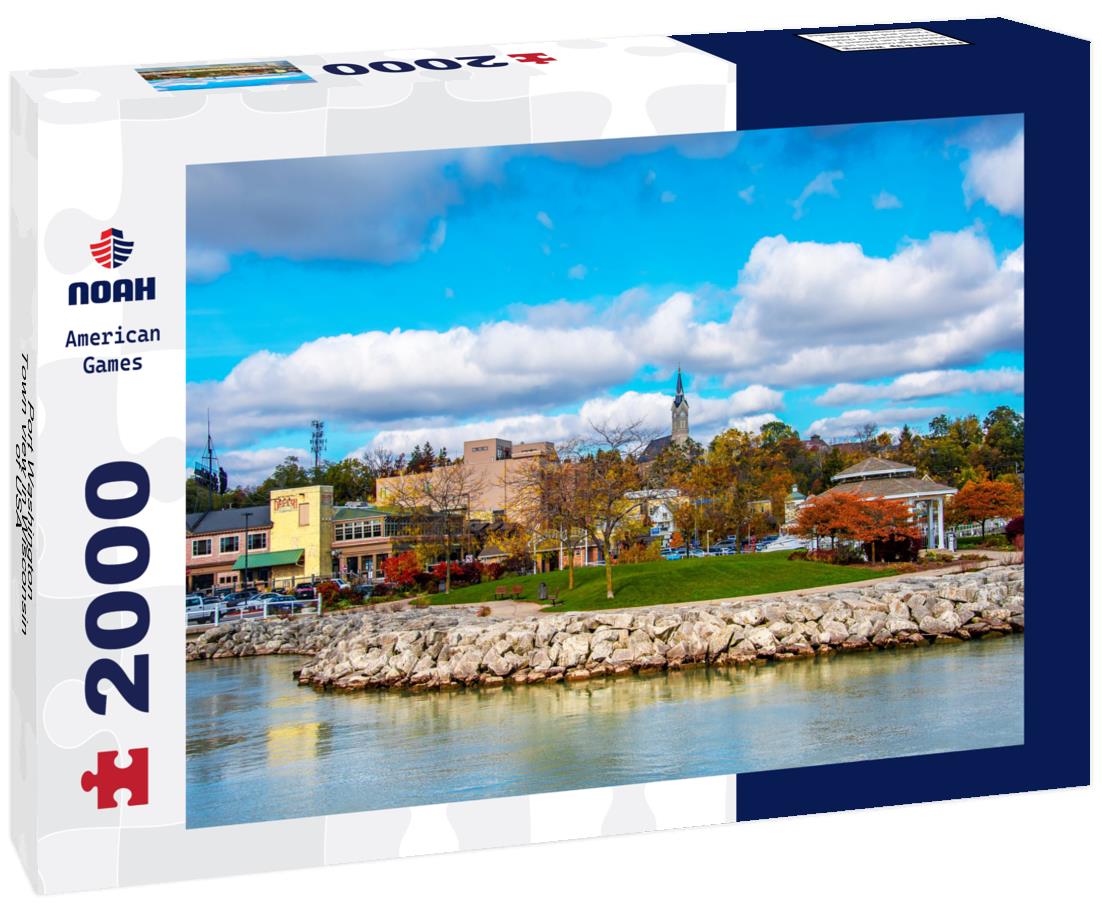 Port Washington Town view in Wisconsin of USA 2000pc Puzzle