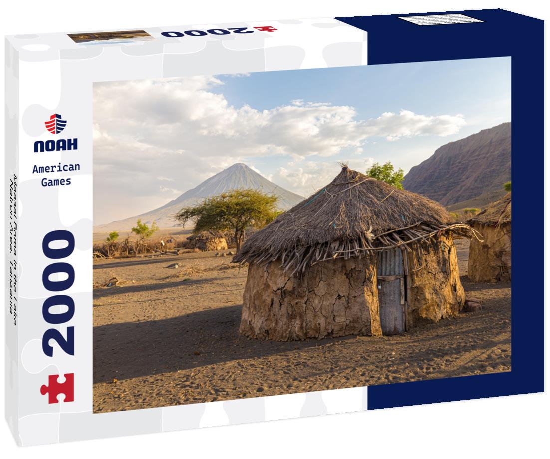 Noah Jigsaw Puzzle Maasai Boma in the Lake Natron Area, Tanzania 2000 pieces
