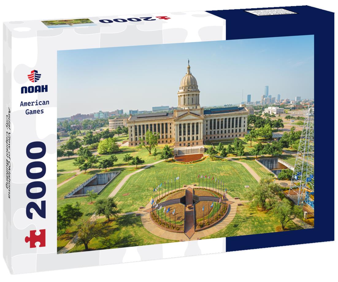 Aerial View of Oklahoma City Capitol Building 2000pc Puzzle