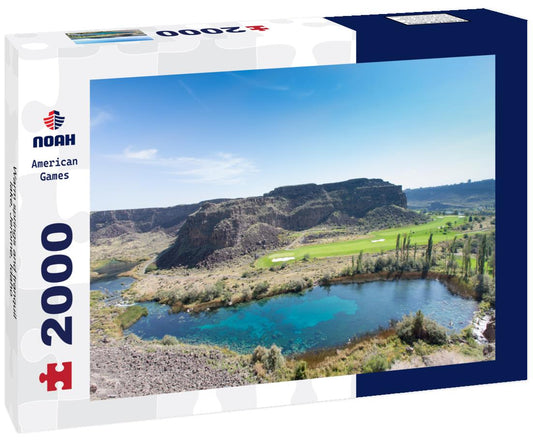 Noah Jigsaw Puzzle Warm springs and tranquil lake, Jerome, Idaho 2000 pieces