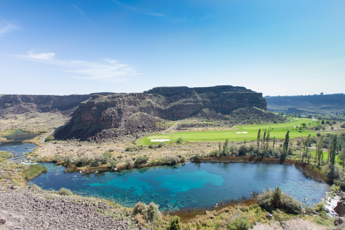 Warm springs and tranquil lake, Jerome, Idaho 2000pc Puzzle