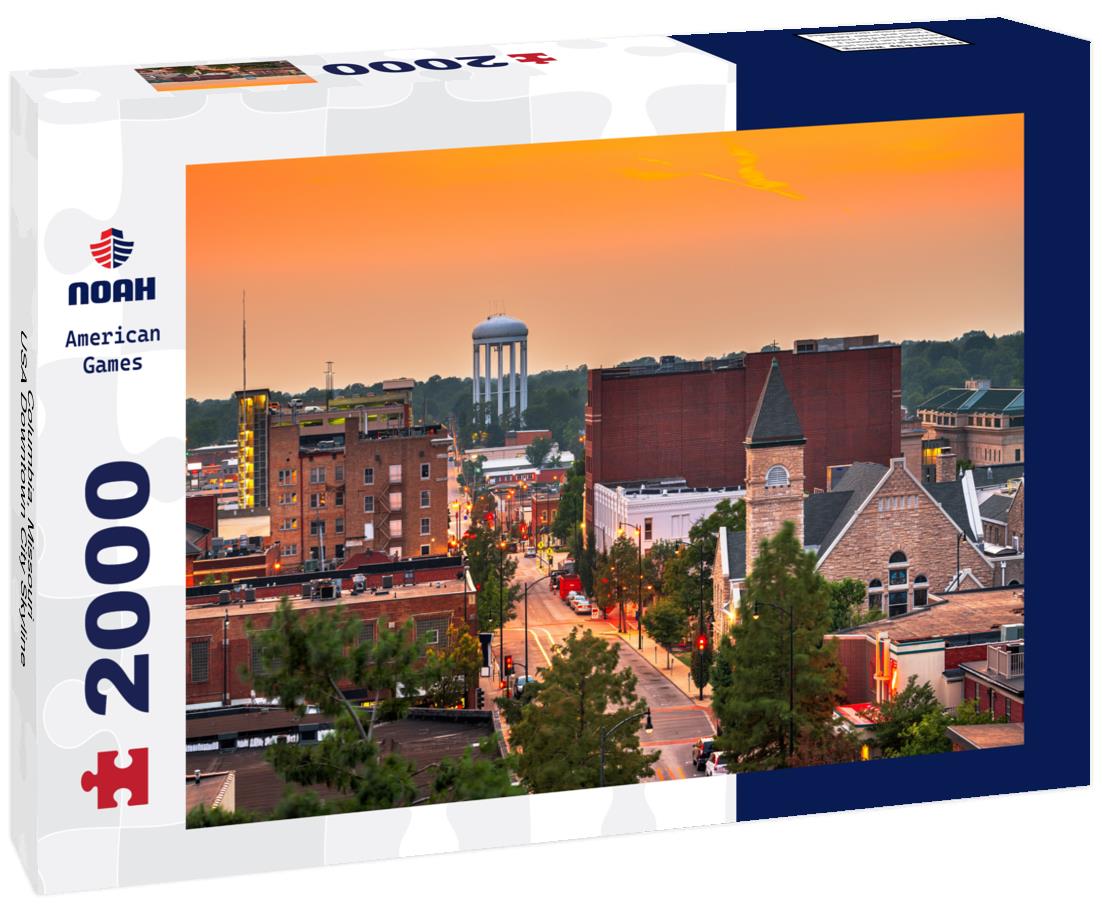 Noah Jigsaw Puzzle Columbia, Missouri, USA Downtown City Skyline 2000 pieces