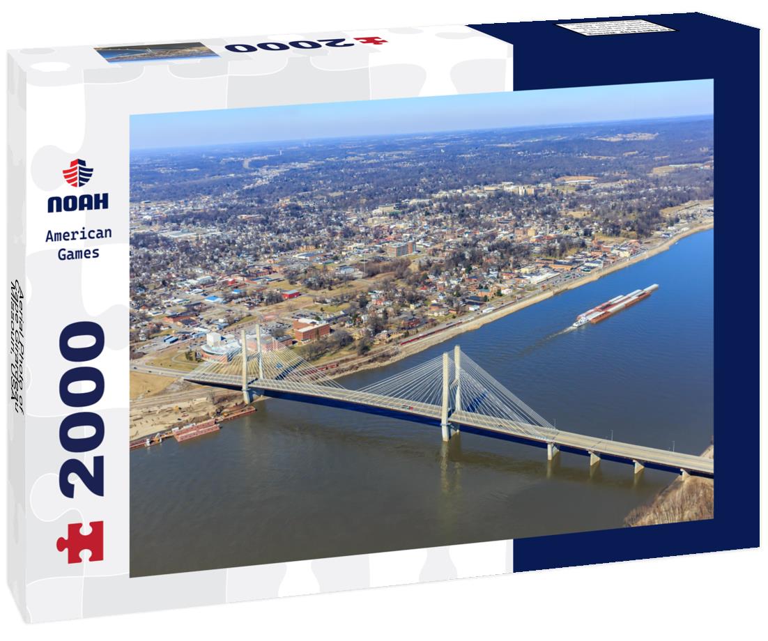 Aerial Photo of Cape Girardeau, Missouri, USA 2000pc Puzzle