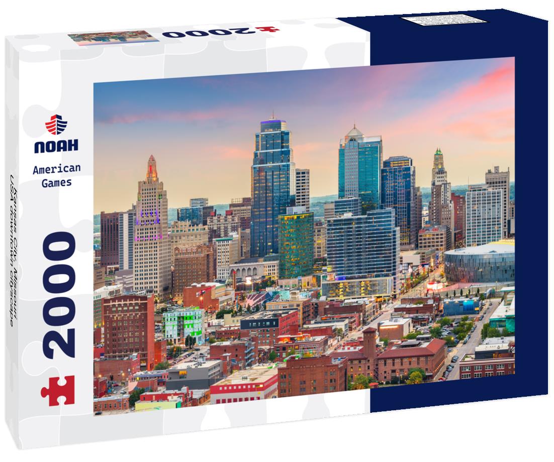 Kansas City, Missouri, USA downtown cityscape 2000pc Puzzle