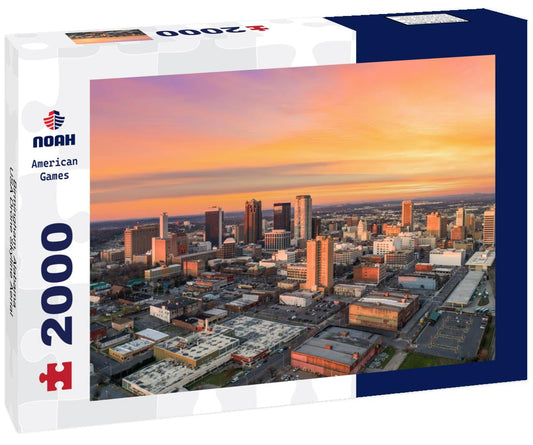 Noah Jigsaw Puzzle Birmingham, Alabama, USA Drone Skyline Aerial 2000 pieces