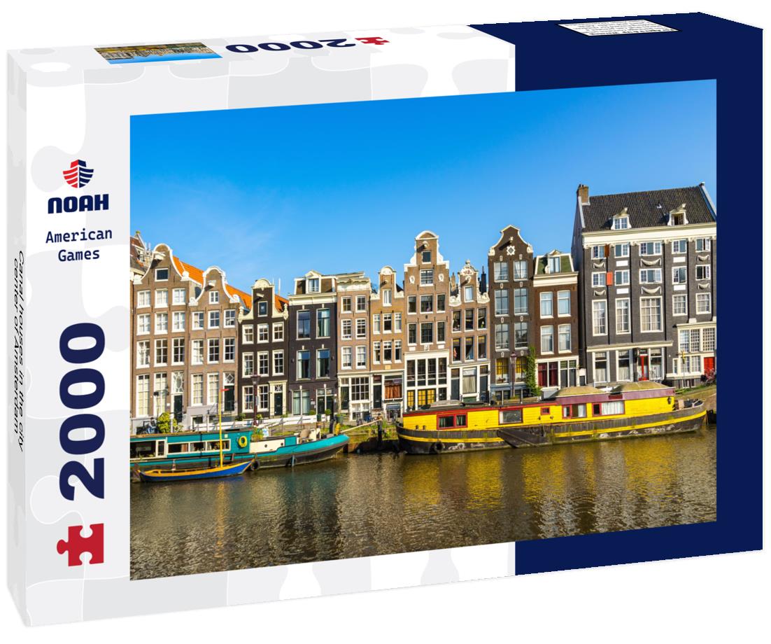 Canal houses in the city center of Amsterdam 2000pc Puzzle