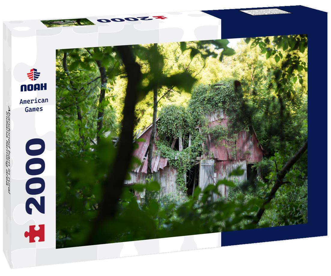 Abandoned barn in rural Indiana farming area 2000pc Puzzle