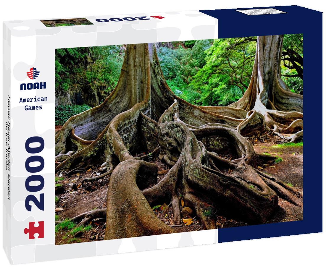 Hawaii Kauai Allerton Garden fig tree trunks 2000pc Puzzle