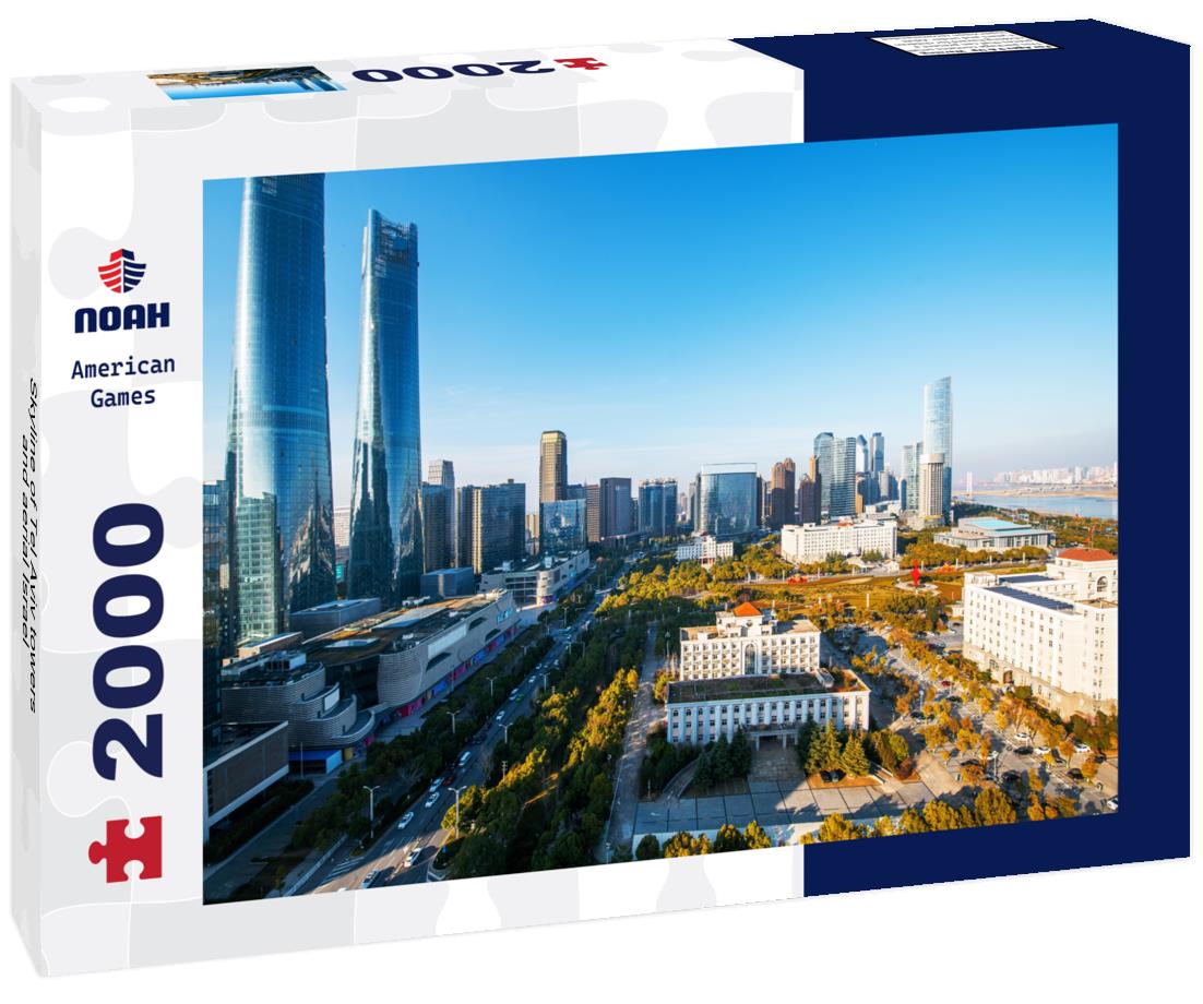 Skyline of Tel Aviv towers and aerial Israel 2000pc Puzzle